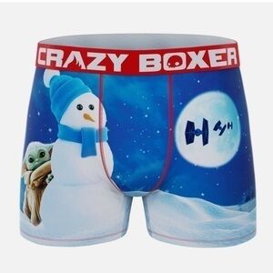 Crazy Boxer Boxers Briefs Grogu Snowman Baby Yoda The Mandalorian Star Wars